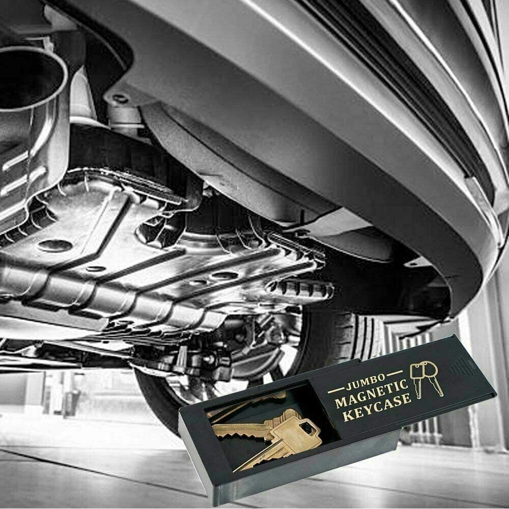 WYZworks LARGE MAGNETIC Hide A Key Spare Cash Safe Holder Outdoor Compartment