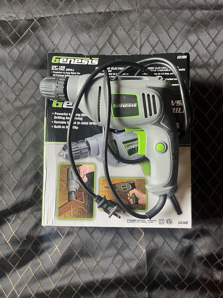 Genesis 3/8” VSR Electric Drill