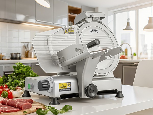 TECSPACE 10 inch Commercial Meat Slicer, 180 W Electric Meat Slicer Machine