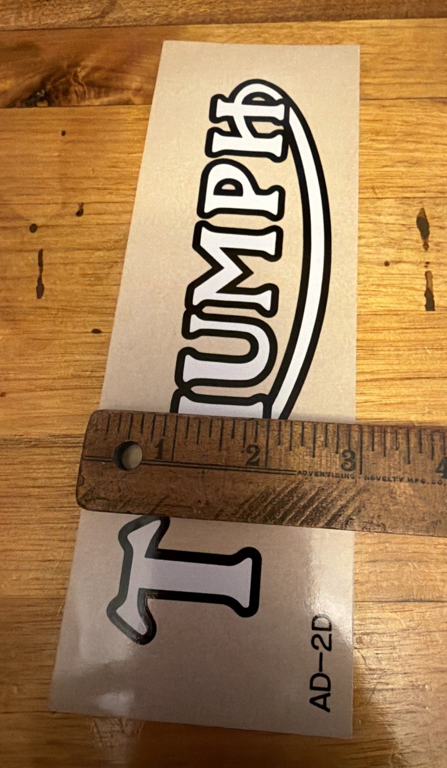 Original Triumph Classic British Motorcycle Sticker Vintage Bike
