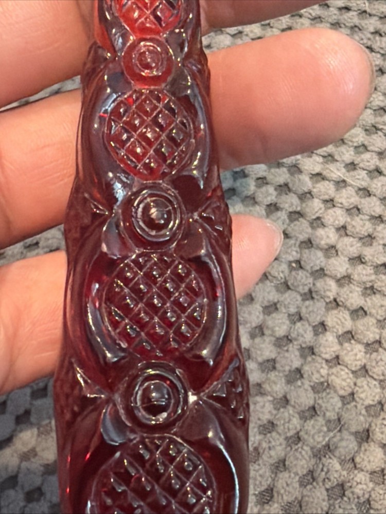 Regent Sheffield Stainless Avon Cape Cod 1876 Ruby Red Pie Server Cake Knife