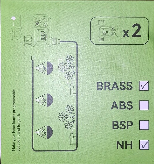 NEW RainPoint Programmable 1 Zone Water Timer - Model Number ITV105