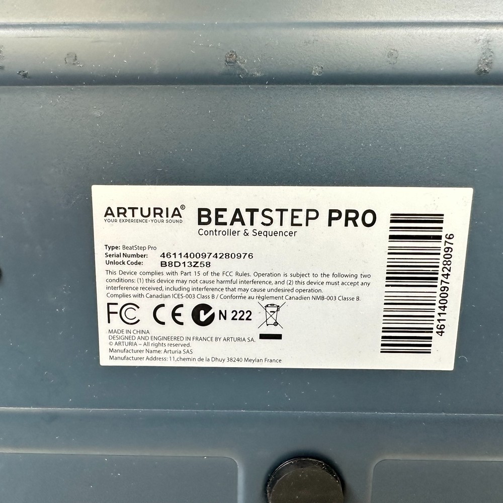 Arturia BeatStep Pro Controller & Sequencer White; AS-IS