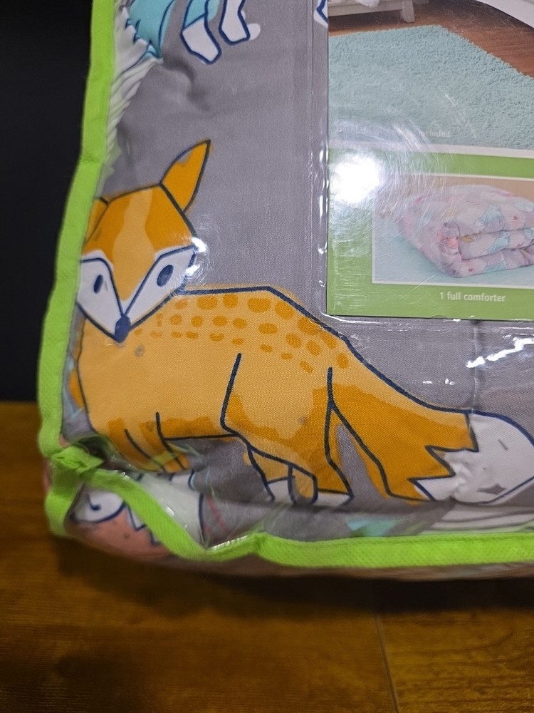 7 Pc Full Bed Coordinating Bedding Set Fox