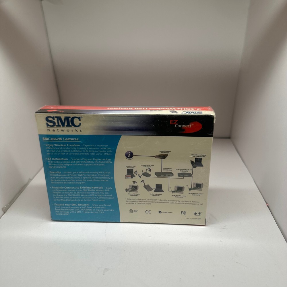 SMC 2.4Ghz Wireless USB Adapter - SMC2662W