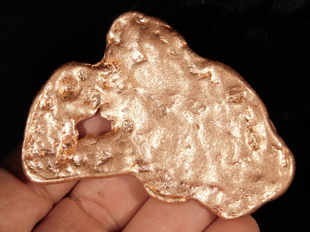 Larger! Super Heavy Solid COPPER NUGGET or Native Copper Float Michigan 99.8gr
