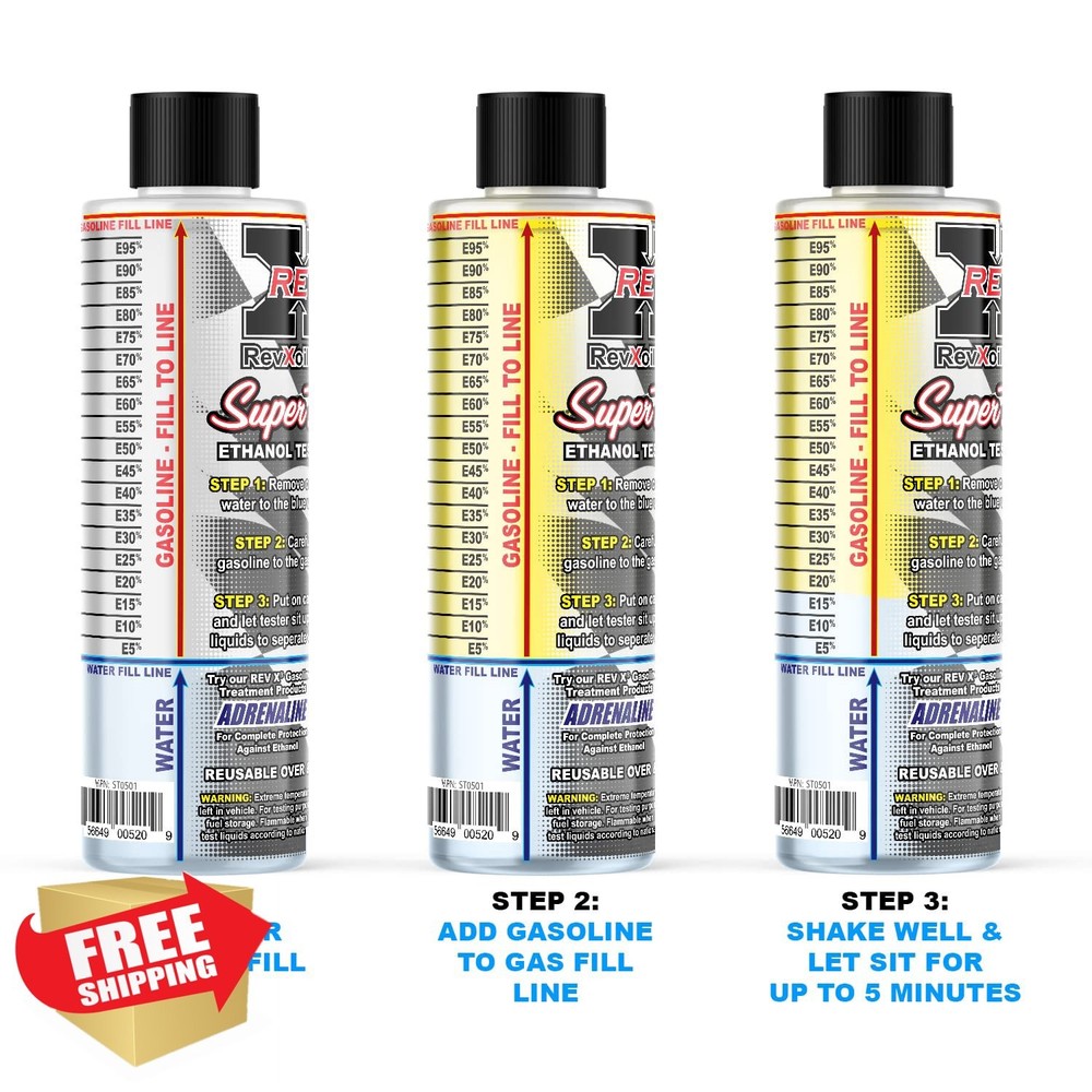 REV X E85 Super Tester Gasoline Ethanol Testing Kit
