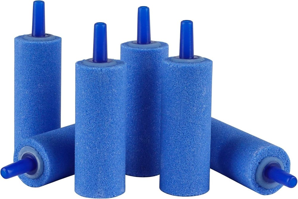 Space-Saving 2-Inch Airstone Diffusers - Ideal for Small Fish Tanks & Gardens