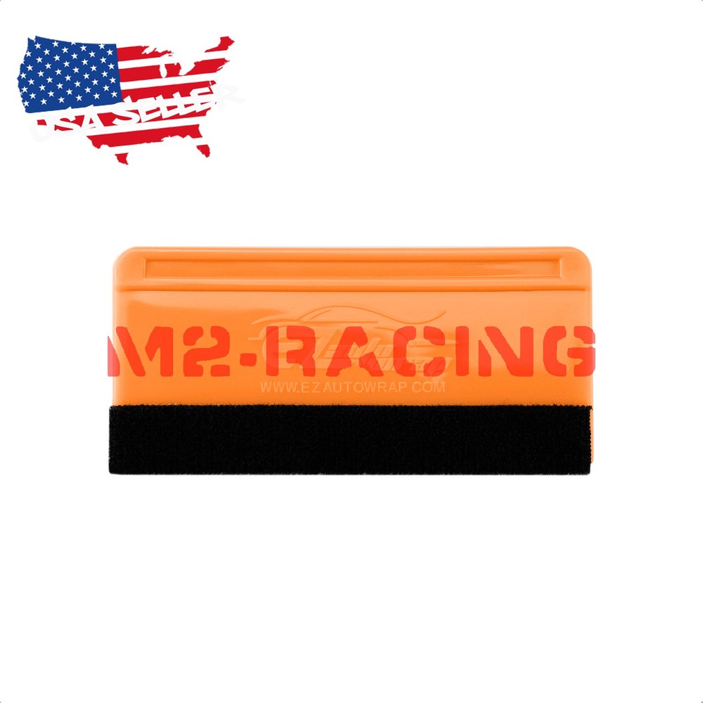 2x Mini Felt Edge Squeegee Scraper Vinyl Wrap Decal Sticker Application Car Tool