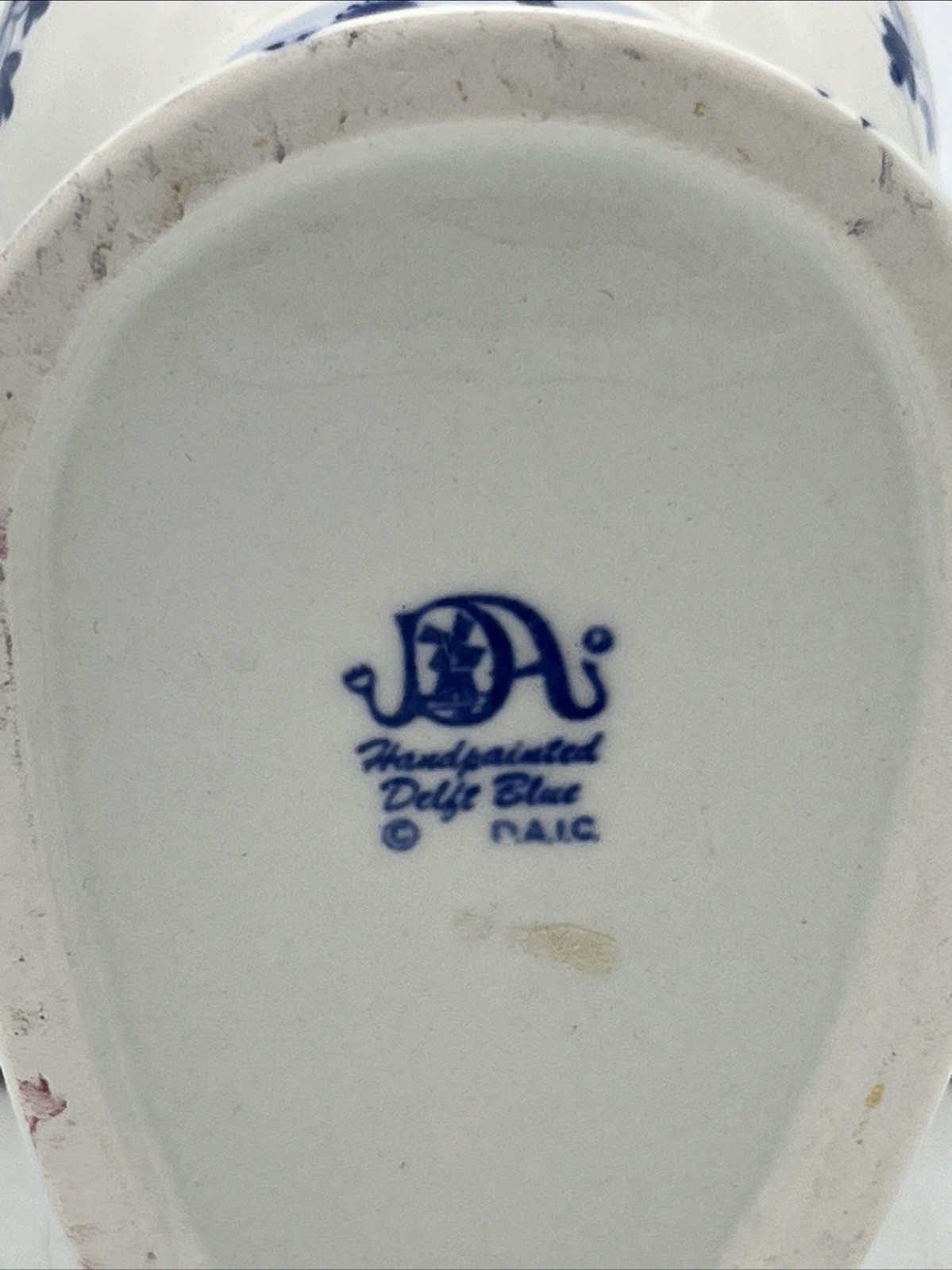 Delftware Delft Toothbrush Holder Ceramic Toilet Bowl Holland