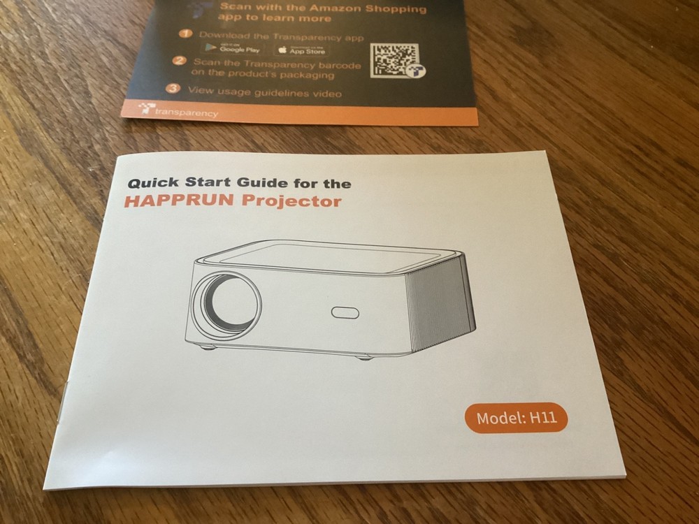 Happrun H11 projector new in box