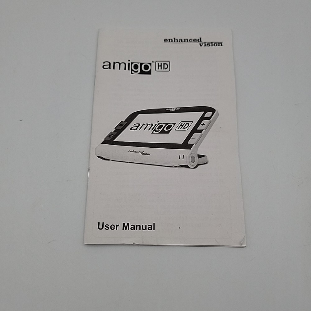 Amigo HD Enhanced Vision Magnifier Color 7" Handheld Reader UNTESTED