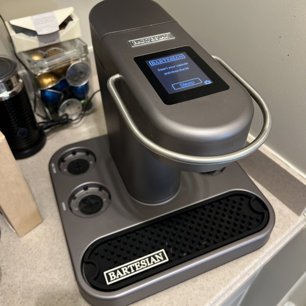 Bartesian 55300 Premium Cocktail Machine | Gray | Incomplete No Bottles