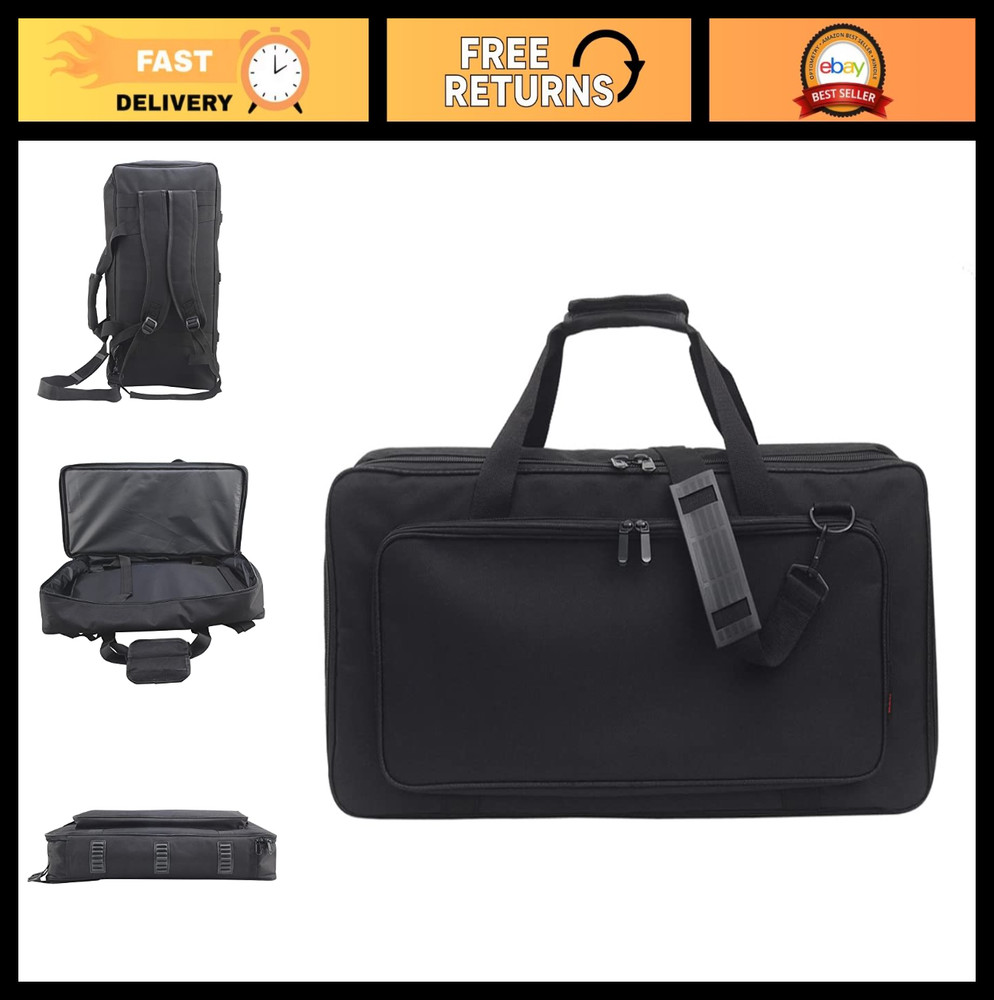 Digital Percussion Pad Backpack Bag, Thick Foam Padding, Fits SPD-30, Black