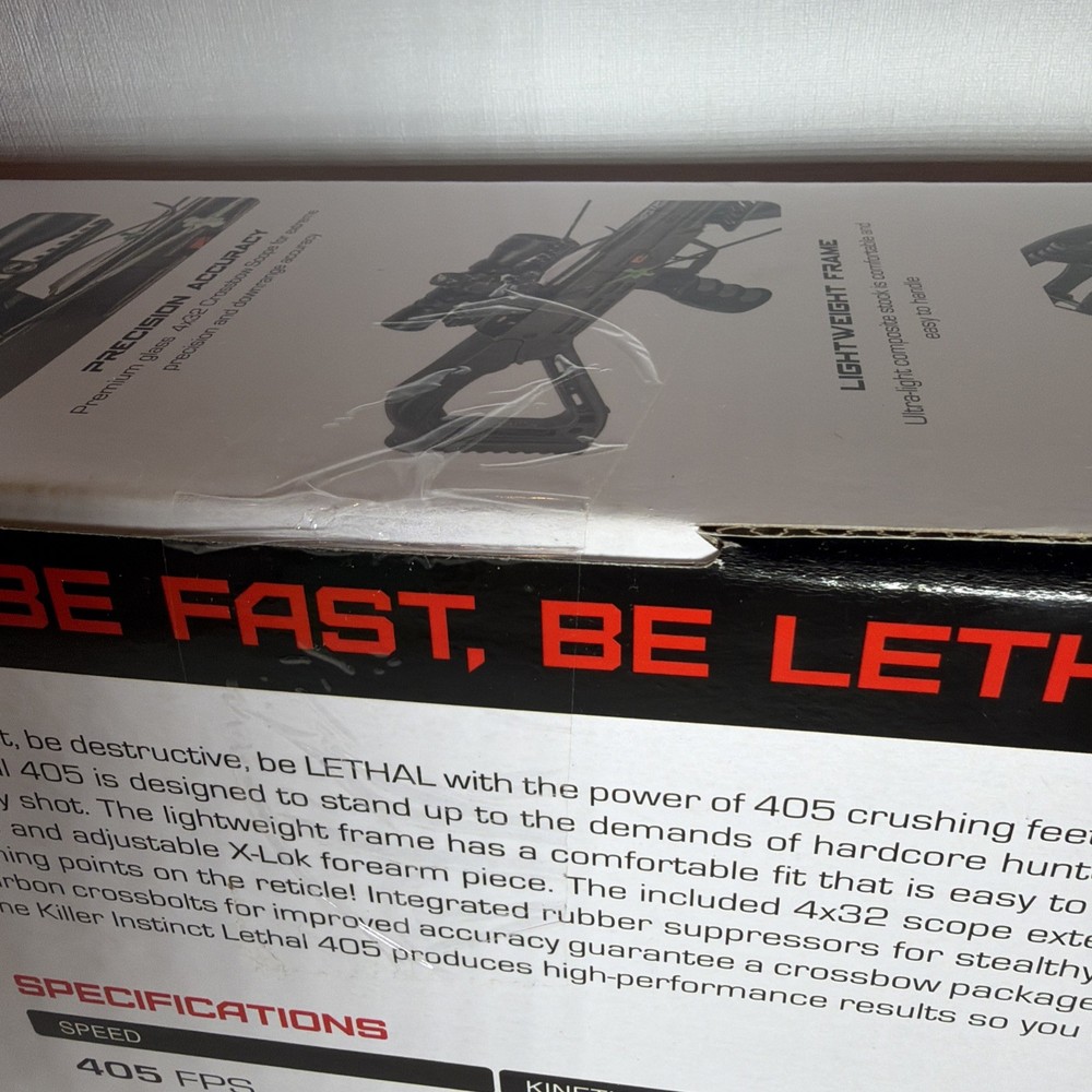 KILLER INSTINCT Lethal 405 Crossbow Kit (1000)