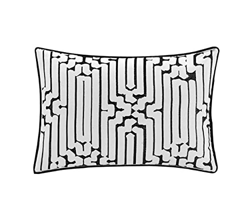 Lauren 8 Piece Comforter Set Queen White