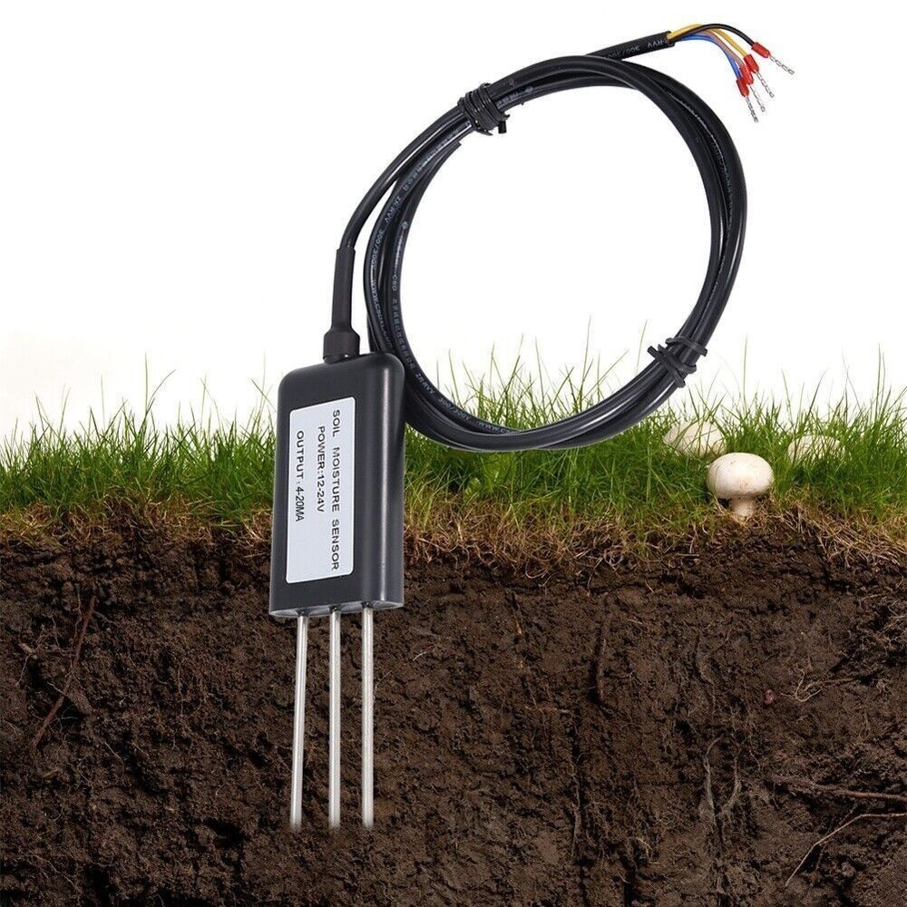 2 in 1 Multifunction 4-20mA Soil Moisture Sensor Temperature Humidity Soil Trans
