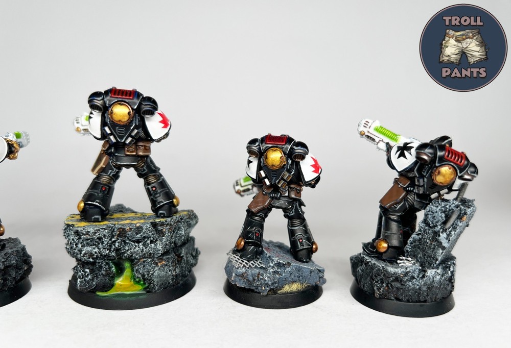 Warhammer 40k - Black Templar Space Marines - 5 Hellblasters