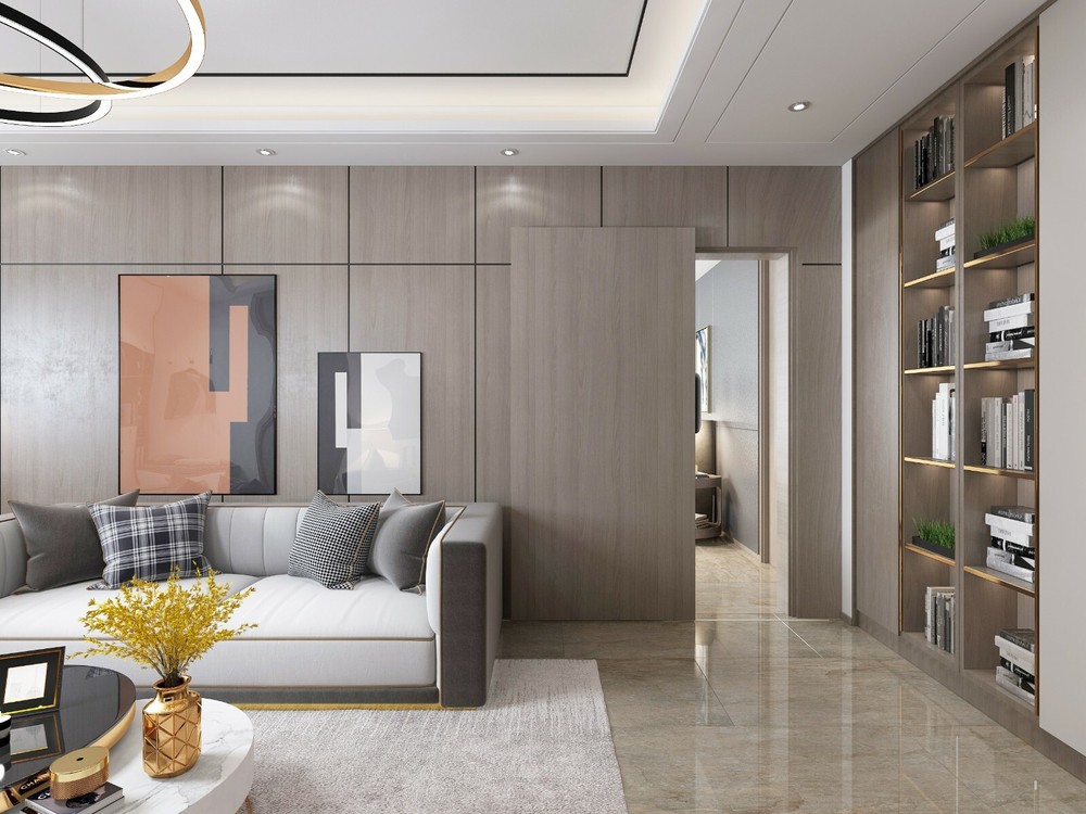 Soft Closing Interior Wall Mount Hidden Track Floating Sliding Door Hardware