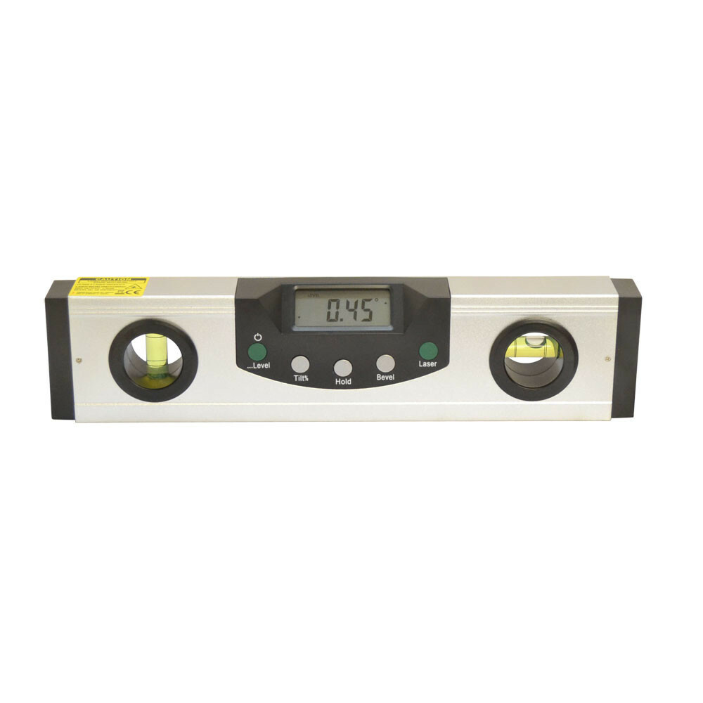 9" Digital Laser Level Angle Finder Incline Protractor Magnetic Base