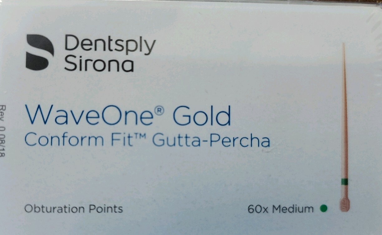Medium Waveone Gold Wave One Gutta Percha Points Dental Endodontic Root Canal