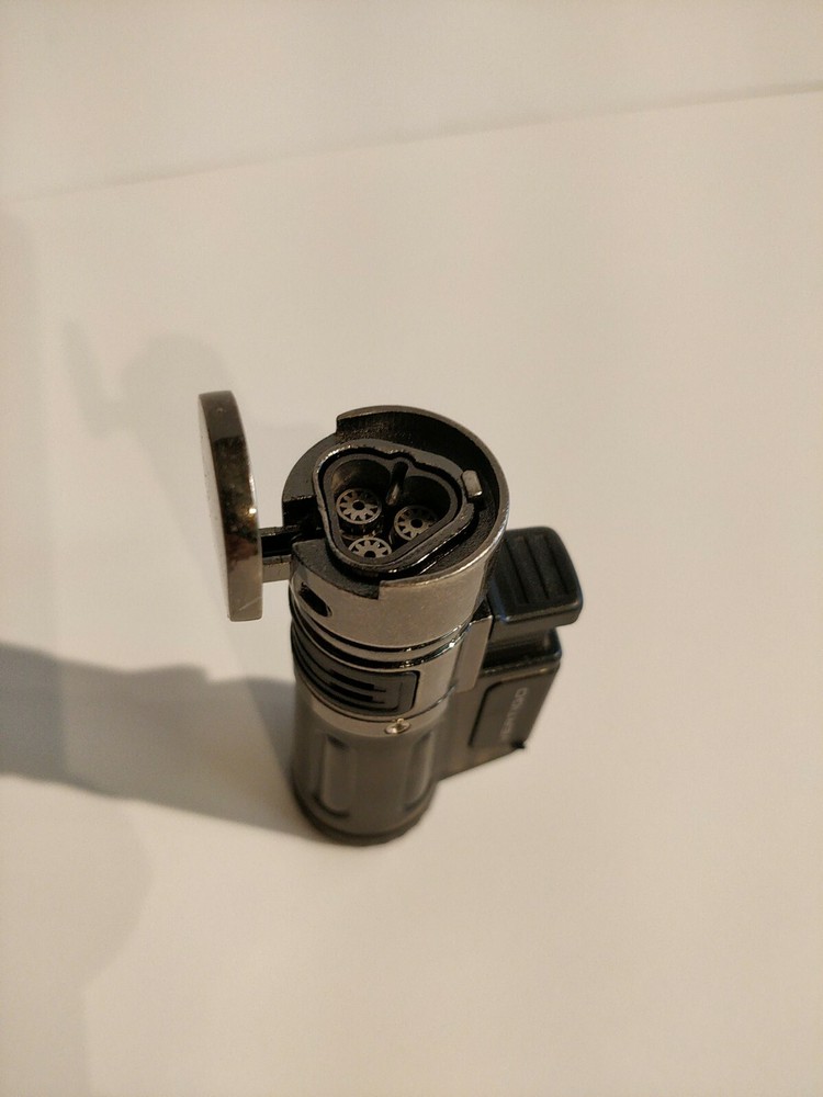 Cigar cutter lighter set