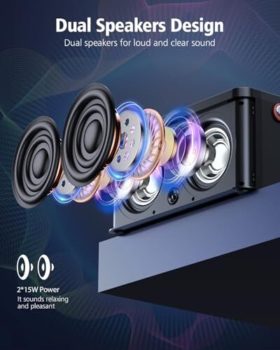 Karaoke Machine, Portable Bluetooth Speaker with 2 Wireless - Scratch & Dent