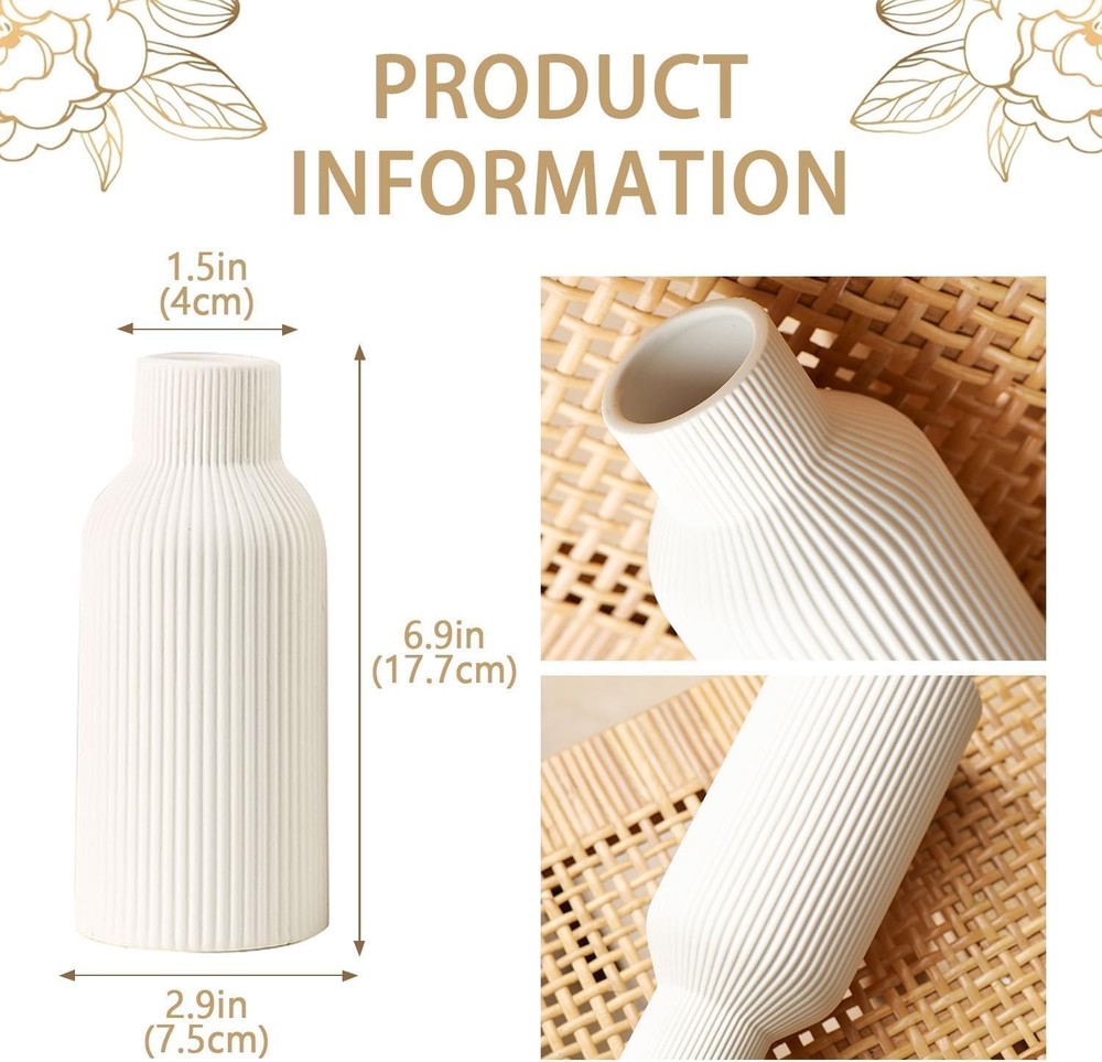 Ceramic Decorative Vase for Home Decor