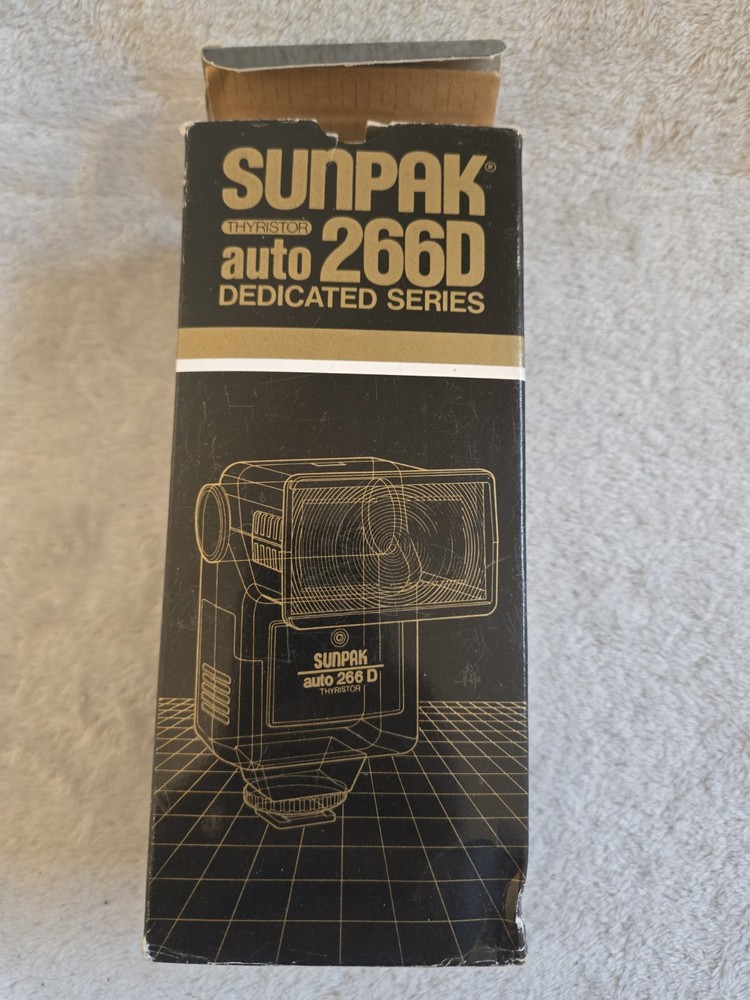 Sunpak Thyristor 266D Auto Dedicated Series Flash Accessory NEW OPEN BOX