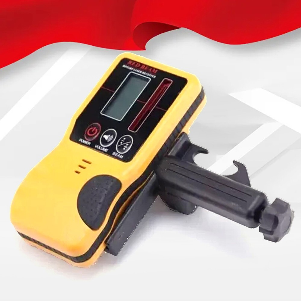 RED BEAM ROTARY LASER UNIVERSAL RECEIVER DUAL DISPLAY