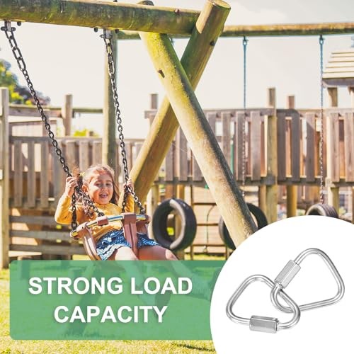 Quick Chain Link Connectors, Stainless Steel Locking Repair Chain M4（5/32"）