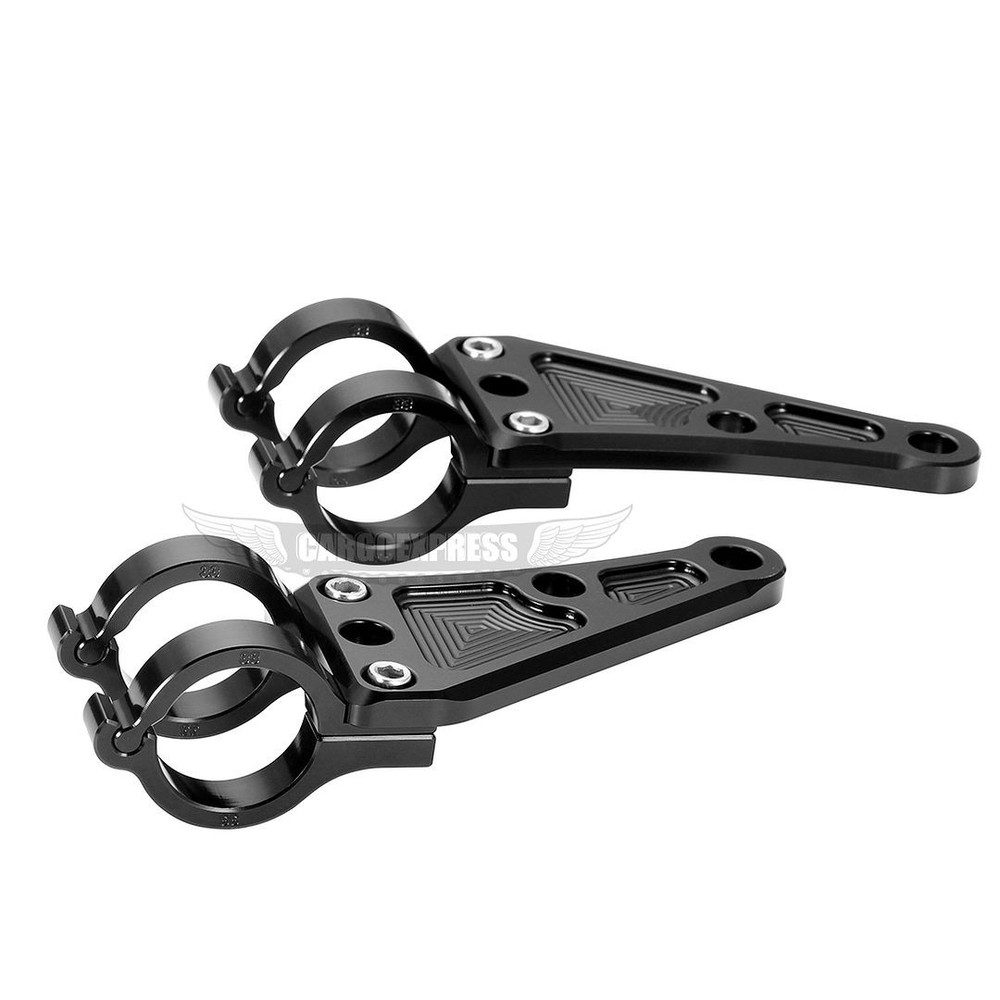 Motorcycle Headlight Mount Bracket Fork Head Lamp Holder For 48mm Fork