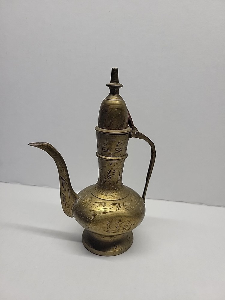 Miniature Solid Brass Pot Pitcher Made in India
