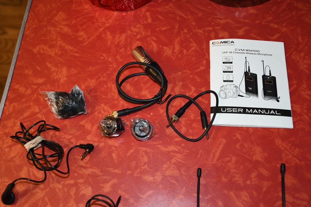 Comica Audio CVM-WM100 Camera-Mount Wireless Omni Lavalier Microphone System