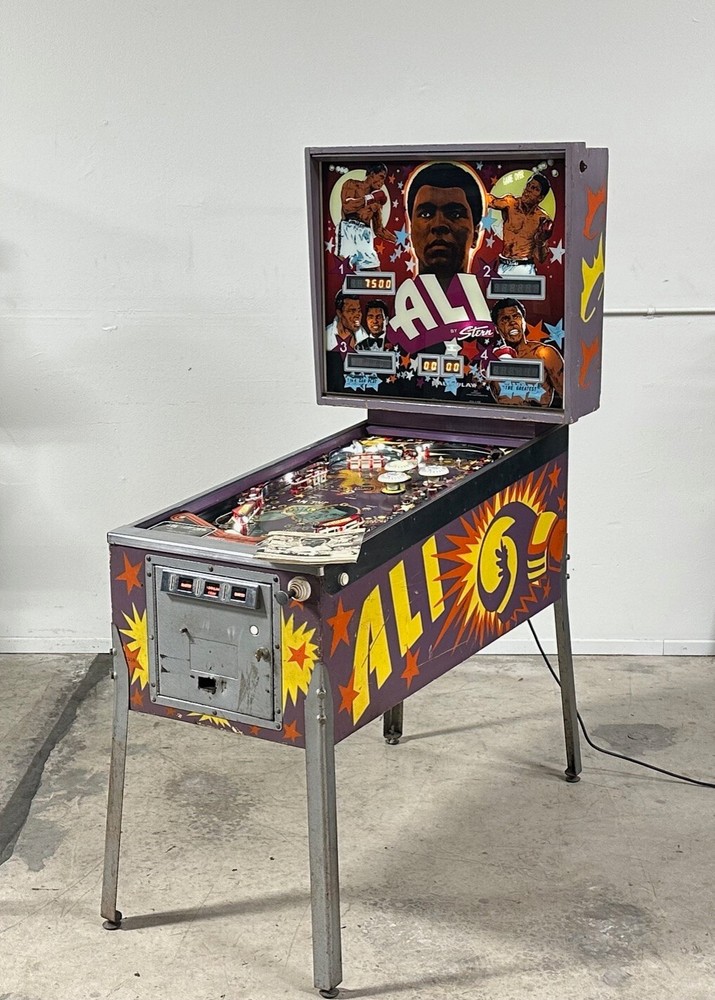 Muhammad Ali Pinball Machine (Stern Electronics, 1980)