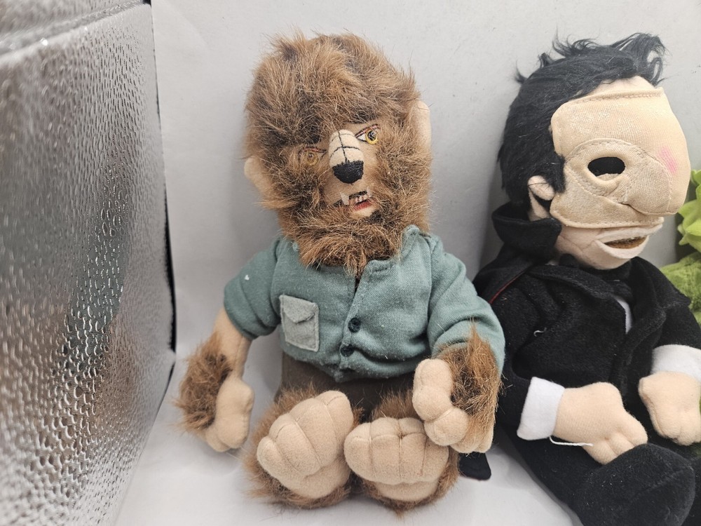 (3) CVS Stuffins Plush Universal Studio 1999 Vintage 9" Wolfman, Creature