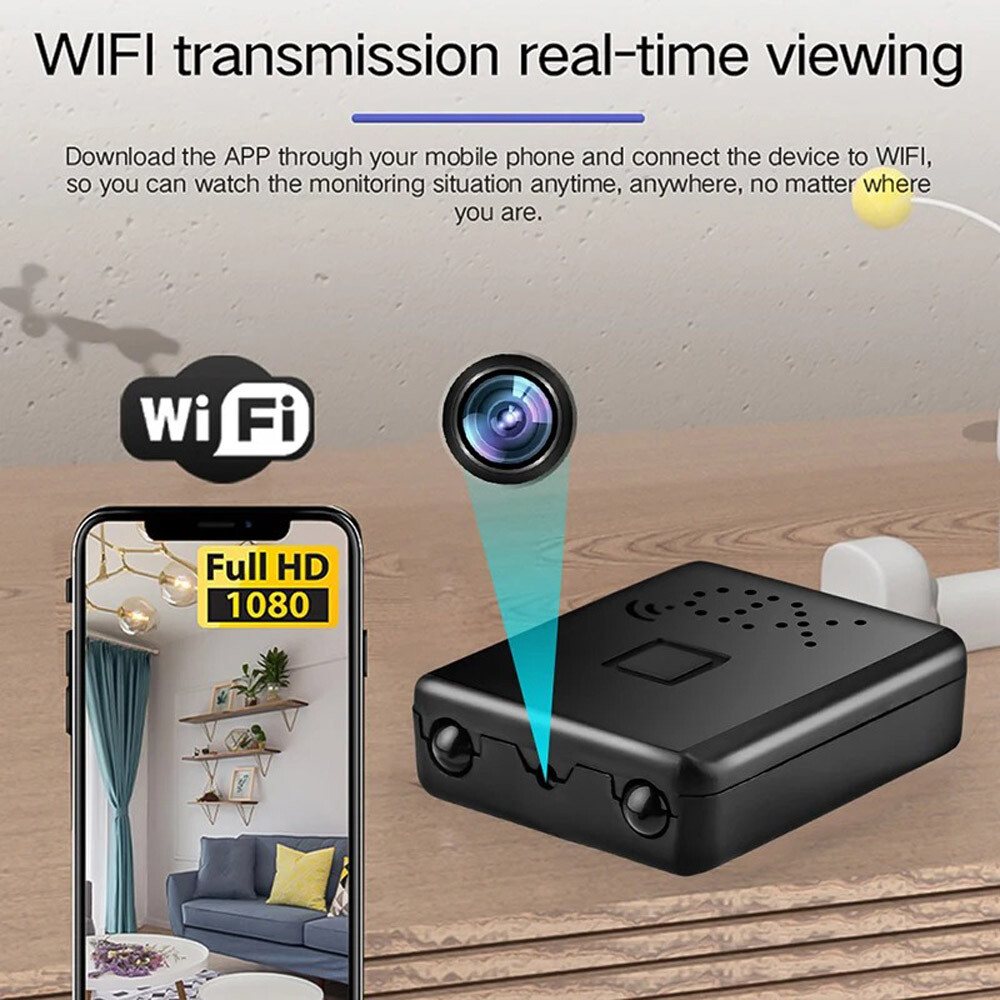 2025 Smart Mini WiFi Camera Wireless 1080P HD Night Cam w/Battery Home Security