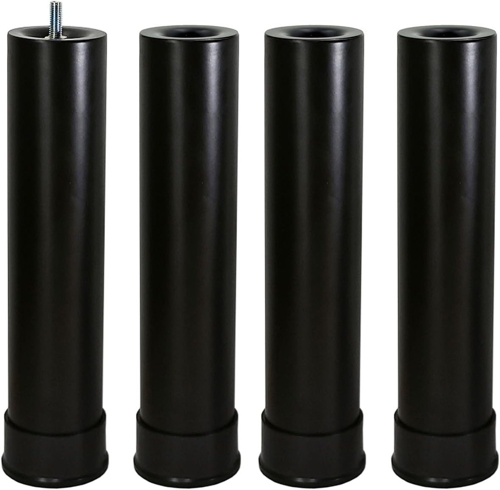 11 Inch Metal Adjustable Bed Base Frame 11'' compatible, 4pcs-black