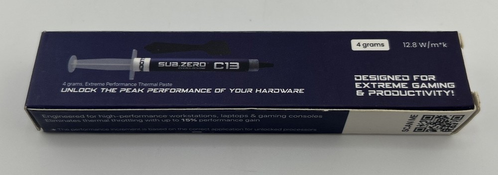 C13 Thermal Paste 12.8 W/m*K Subzero Overclocking 4 Grams High Conductivity