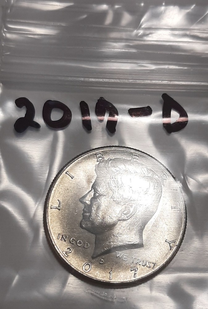 2017-D  Kennedy Half Dollar.