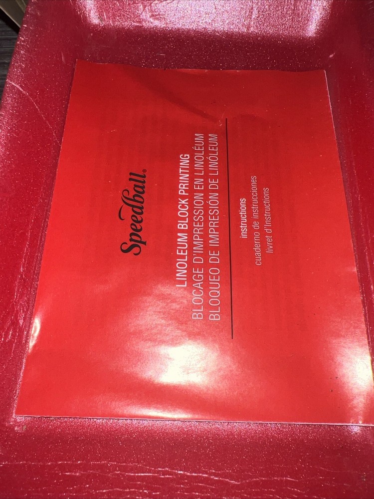 Speedball Block Printing Starter Kit + 3 Rollers ( Some Missing Pieces)