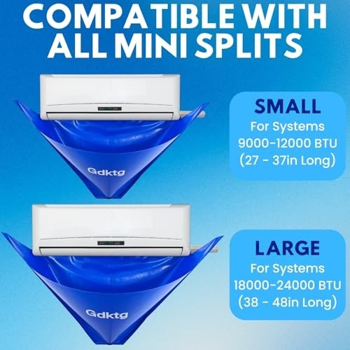 Waterproof Mini Split AC Cleaning Kit with 2L Sprayer, HVAC Maintenance Tool