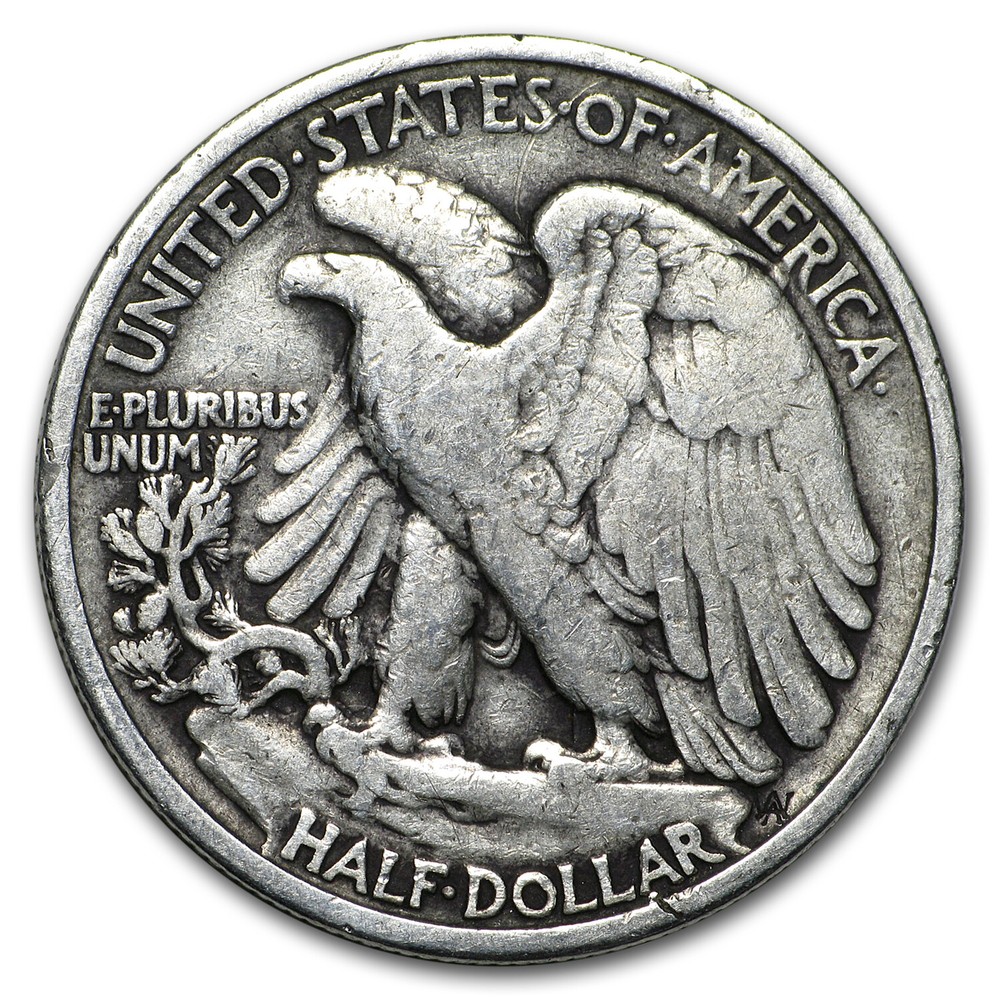 1917 Walking Liberty Half Dollar VG