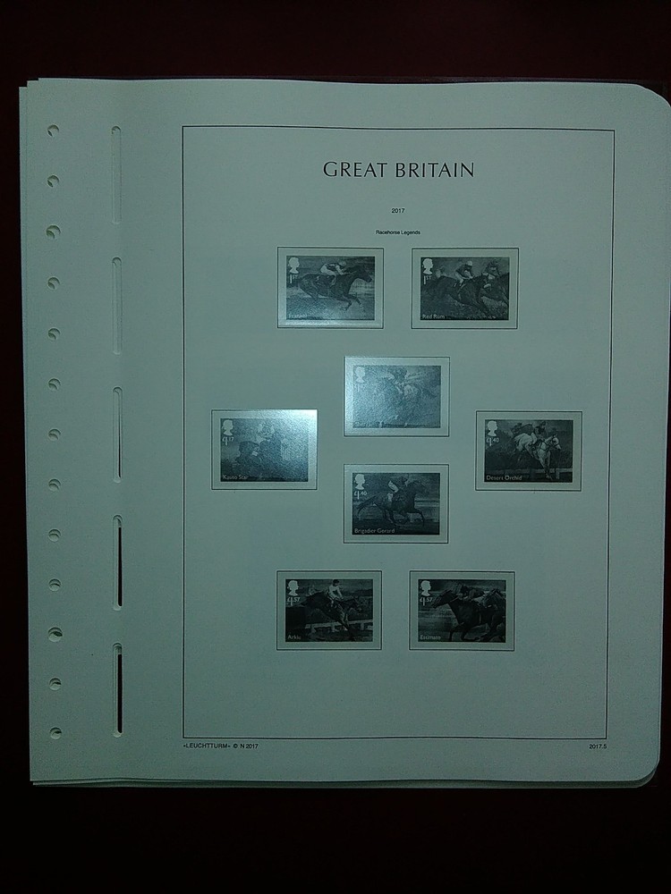 LIGHTHOUSE Commemorative Hingeless album pages Great Britain 2017 Used R2017