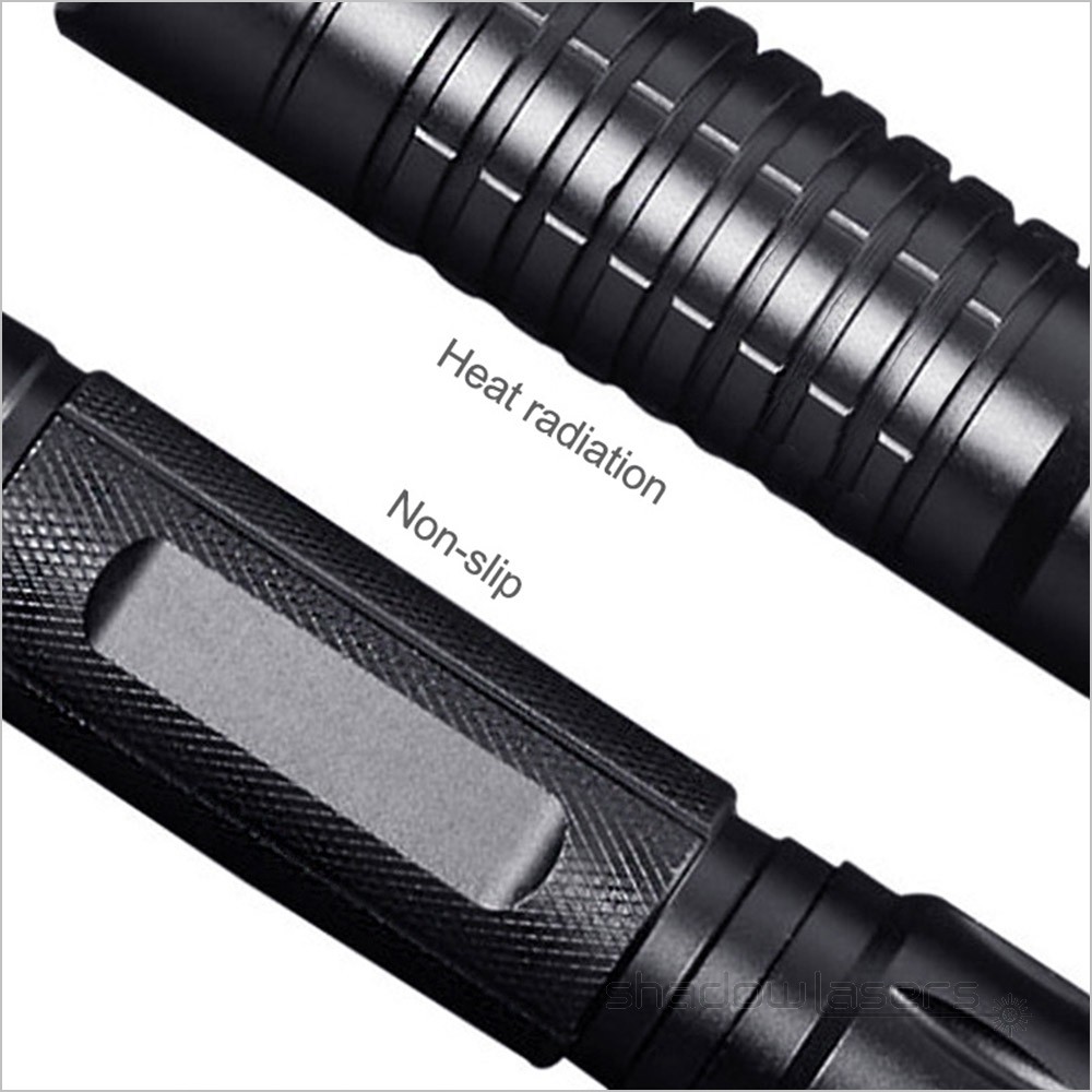 Adjustable Focus Laser Pointer GR 520nm Flashlight Visidle Beam Light