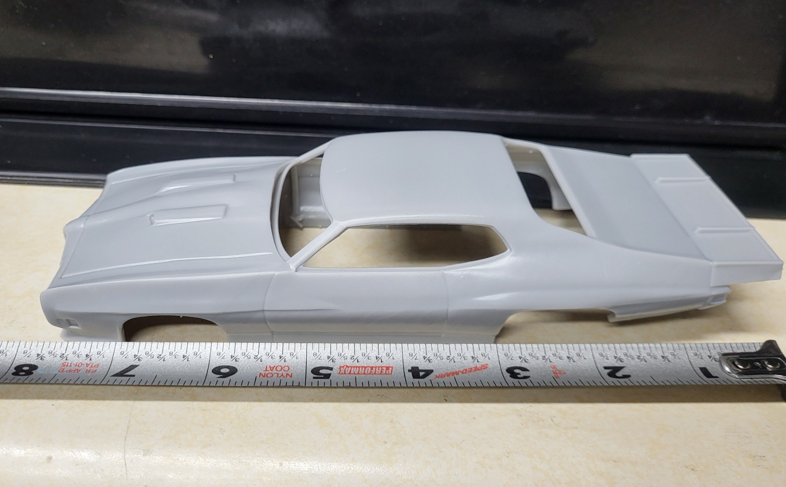 1/24 scale resin 3d printed 1970 Pontiac GTO Pro Mod drag body model slot car