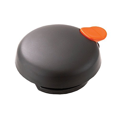 Service Ideas FVPLOR Black Push Button Lid with Orange Trigger