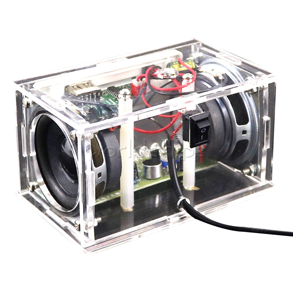 DIY Bluetooth Speaker Kits Assembly Component For Electronics Project Practice