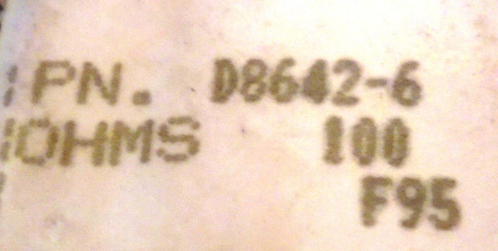 MAY COATING PROBE D8602-6 100 OHMS