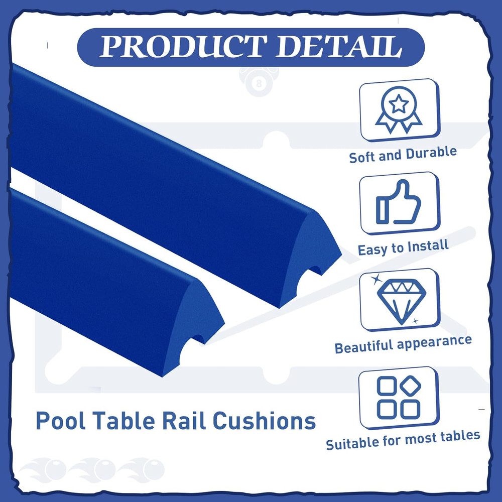 Billiard Cloth for 8 Ft Pool Table Pre Cut Pool Table Felt Billiard Protector wi